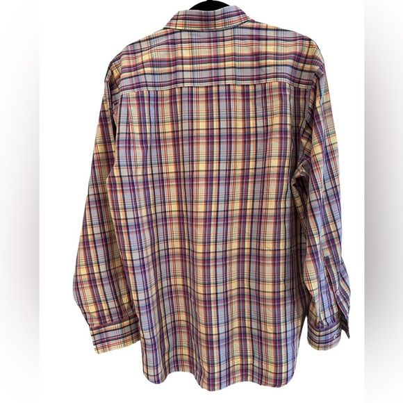 Alan Flusser men’s plaid long sleeve button down size XL - Picture 2 of 7